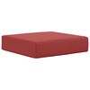vidaXL Cuscino da Sedia Esterno Rosso vino 40 x 40 x 8 cm