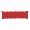vidaXL Cuscino per Panca Rosso 200x50x7 cm in Tessuto Oxford