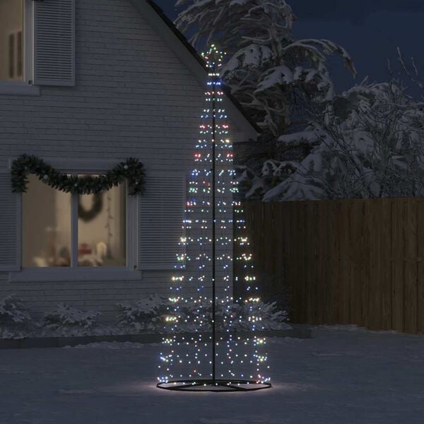 vidaXL Albero di Natale a LED 550 LED Colorato 300 cm