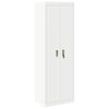 vidaXL Armadio Bianco 60 x 40 x 180 cm Acciaio