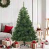 vidaXL Albero di Natale Artificiale con Rami Pieghevoli Verde 150 cm