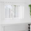 vidaXL Tenda in Velo con tende 2 pcs Bianco 140 x 140 cm Poliestere