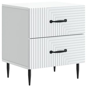 vidaXL Armadio da Notte con cassetto Bianco 43 x 34,5 x 47,5 cm