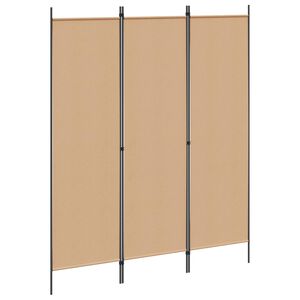 vidaXL Paravento a 3 Pannelli Bianco 150x180 cm