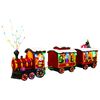 vidaXL Treno di Natale SALO 51 x 9,5 x 24,5 cm Resin Multicolour