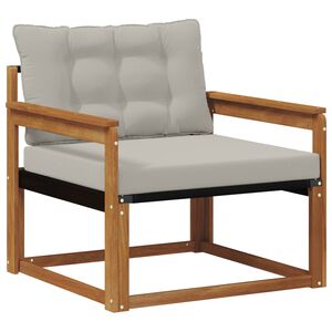 vidaXL Set di divani da esterno Legno di Acacia Massello e Textilene