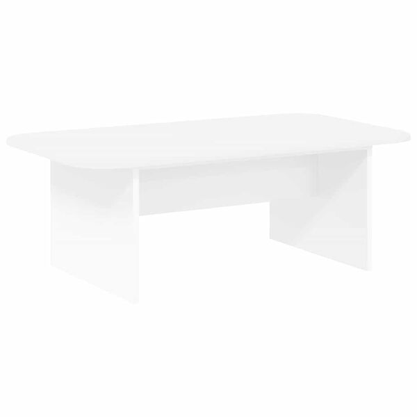 vidaXL Tavolino da salotto Bianco 93 x 53 x 33 cm Legno multistrato