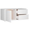 vidaXL Mobile Porta TV Bianco 80x34x36 cm in Legno Multistrato