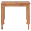 vidaXL Set da Pranzo per Giardino 5 pz in Legno Massello di Teak