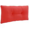 vidaXL Cuscino per schienale PUTTEN 100% Poliestere Rosso