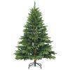 vidaXL Albero di Natale artificiale con 150 LED Verde 120 cm PE e PVC