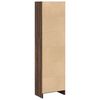 vidaXL Libreria Rovere Marrone 40x24x143 cm in Legno Multistrato