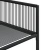 vidaXL Set da Pranzo da Giardino 15 pz Nero in Polyrattan