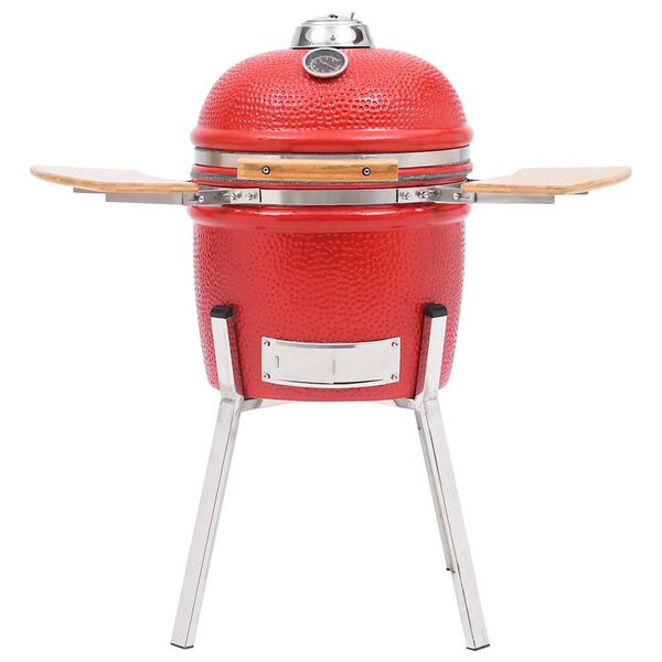 vidaXL Griglia Barbecue Kamado Affumicatore in Ceramica 33 cm
