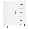 vidaXL Credenza Bianca 69,5x34x90 cm in Legno Multistrato