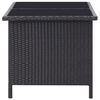vidaXL Set Divani da Giardino 6 pz con Cuscini in Polyrattan Nero