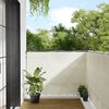 vidaXL Paravento da Balcone Crema 120x700 cm 100% Poliestere Oxford