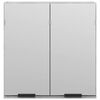 vidaXL Mobile Bagno con Specchio Grigio Cemento 64x20x66,5 Multistrato
