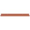 vidaXL Scaffale da parete 2 pcs Rosso 60 x 9 x 3 cm Legno multistrato