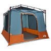 vidaXL Tenda interna Grigio e arancione 290 x 288 x 234 cm taffetà