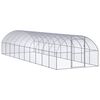 vidaXL Gabbia per Polli da Esterno 3x10x2 m in Acciaio Zincato