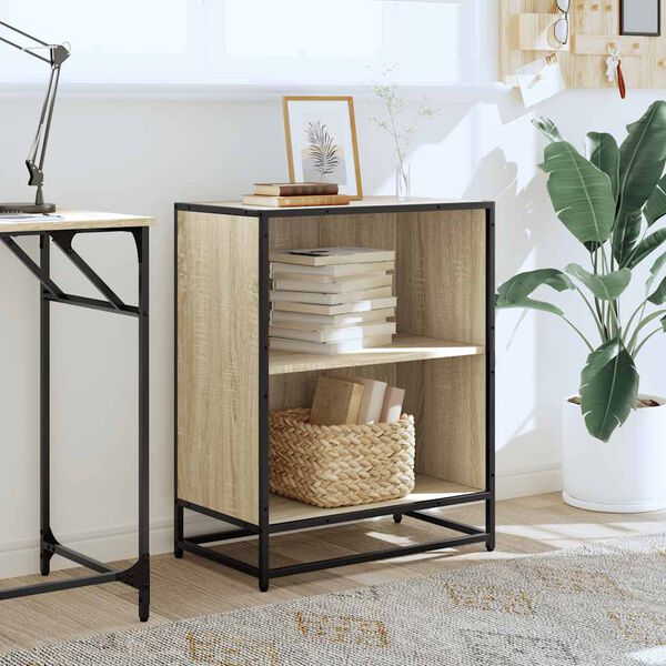 vidaXL Libreria Rovere Sonoma 60x35x76 cm in Legno Multistrato