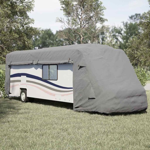 vidaXL Telo per Camper Grigio 870x235x275 cm in Tessuto Non Tessuto