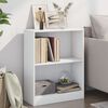vidaXL Libreria Bianca 60x24x76 cm in Legno Multistrato