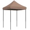vidaXL Tenda da Festa Pieghevole Pop-Up Marrone 200x200x306 cm