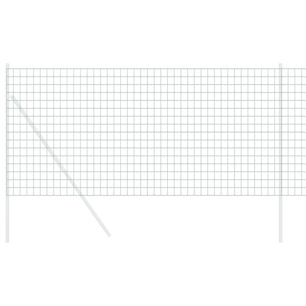vidaXL Recinzione Euro Verde 0.4 x 25 m Ferro rivestito in PVC
