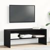 vidaXL Mobile Porta TV Rovere Nero 100x40x40 cm in Legno Multistrato