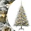 vidaXL Albero di Natale Artificiale Pre-illuminato con Set di Palline