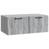 vidaXL Mobile Porta TV da Muro Grigio Sonoma 78,5 x 41 x 30 cm