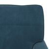 vidaXL Chaise Lounge con cuscino Blu 91 x 157 x 91 cm Velluto