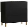 vidaXL Credenza Nera 80x33x75 cm in Legno Multistrato