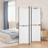 vidaXL Divisorio a 3 Pannelli bianco 150x180 cm in Tessuto
