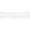 vidaXL Giroletto con Cassetti Bianco 100x200 cm