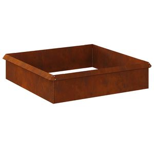 vidaXL Recinzioni per lumache 8 pcs Ruggine