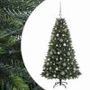vidaXL Albero di Natale Artificiale con Palline 120 cm 150 LED