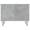vidaXL Tavolino Salotto Grigio Cemento 60x44,5x45 cm Legno Multistrato