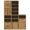 vidaXL Armadietti Laterali 5 pz ODDA 40x24x79 cm Legno Massello Pino