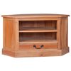 vidaXL Mobile TV ad Angolo 80x40x49 cm in Legno Massello di Mogano