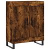 vidaXL Credenza Rovere Fumo 69,5x34x180 cm in Legno Multistrato