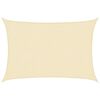 vidaXL Vela Parasole 160 g/m&sup2; Crema 2x3 m in HDPE