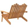 vidaXL Panchina da Giardino Adirondack 126 cm Legno Massello di Acacia