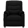 vidaXL Poltrona Reclinabile Nera in Similpelle