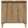 vidaXL Mobile Lavabo Rovere Artigianale 58x33x60 cm Legno Multistrato