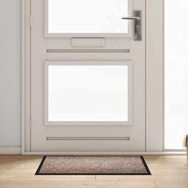 vidaXL Tappetino Beige 60 x 40 x 1.2 cm Tessuto Teddy