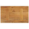 vidaXL Piano per Tavolo 40x20x2,5cm Rettangolare Legno Massello Mango