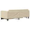 vidaXL Divano Letto Estraibile con Cassetti Crema 80x200 cm in Tessuto